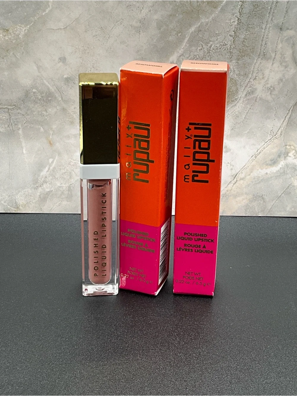 2 Mally rupaul  Polished Liquid Lipstick - showgirl new